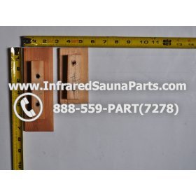 WOOD HANDLES + TOWEL HANDLES - HEMLOCK WOOD DOOR HANDLE STYLE 1 2