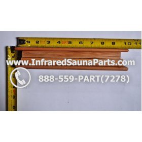 WOOD HANDLES + TOWEL HANDLES - HEMLOCK WOOD DOOR HANDLE STYLE 4 4