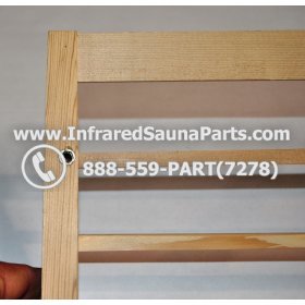 WOOD MAGAZINE HOLDERS - HEMLOCK WOOD MAGAZINE RACK ( 19" x 7" ) 5