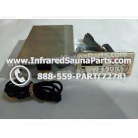 COMPLETE CONTROL POWER BOX WITH CONTROL PANEL - COMPLETE CONTROL POWER BOX  AIRWALL INFRARED SAUNA WITH CONTROL PANEL 11