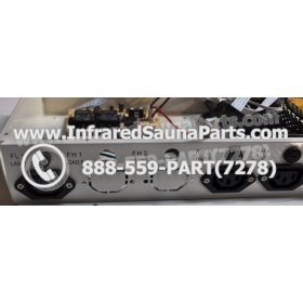 COMPLETE CONTROL POWER BOX WITH CONTROL PANEL - COMPLETE CONTROL POWER BOX SUNMATE INFRARED SAUNA STYLE 1 WITH ONE CONTROL PANEL 15