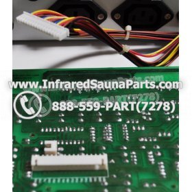 COMPLETE CONTROL POWER BOX WITH CONTROL PANEL - COMPLETE CONTROL POWER BOX CAL SAUNA  INFRARED SAUNA STYLE 4 WITH TWO CONTROL PANELS 5