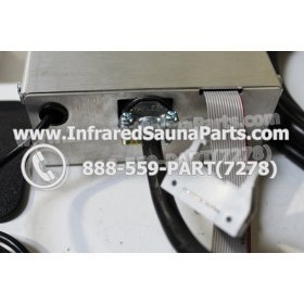 COMPLETE CONTROL POWER BOX WITH CONTROL PANEL - COMPLETE CONTROL POWER BOX AIRWALL INFRARED SAUNA WITH 110  120 POWER CABLE AND CONTROL PANEL 3