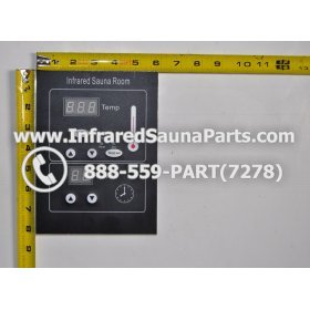 CIRCUIT BOARDS WITH  FACE PLATES - CIRCUIT BOARD WITH FACE PLATE BAMXSAUNA INFRARED SAUNA 03112006 MANUAL ON OFF SWITCH 2