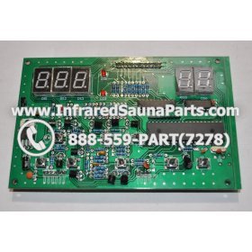 CIRCUIT BOARDS / TOUCH PADS - CIRCUIT BOARD  TOUCHPAD ZENAWAKENING INFRARED SAUNA 10J0460 4