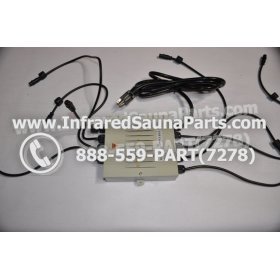COMPLETE CONTROL POWER BOX 110V / 120V - COMPLETE CONTROL POWER BOX 110V / 120V BAMXSAUNA INFRARED SAUNA WITH 8 HEATER PLUGS v1 8