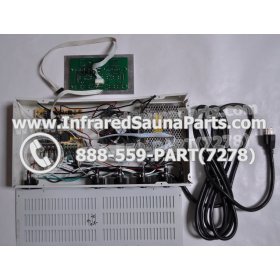 COMPLETE CONTROL POWER BOX WITH CONTROL PANEL - COMPLETE CONTROL POWER BOX WATERSTAR INFRARED SAUNA STYLE 1 WITH ONE CONTROL PANEL 17