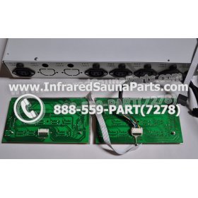 COMPLETE CONTROL POWER BOX WITH CONTROL PANEL - COMPLETE CONTROL POWER BOX PRECISION THERAPY INFRARED SAUNA STYLE 1 WITH TWO CONTROL PANELS 3