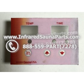 FACE PLATES - FACEPLATE FOR ICONO SAUNA USA INFRARED SAUNA SECONDARY 1