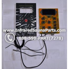 CIRCUIT BOARDS WITH  FACE PLATES - CIRCUIT BOARD WITH FACE PLATE X106140 AND THERMO WIRE 1