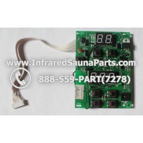 CIRCUIT BOARDS / TOUCH PADS - CIRCUIT BOARD TOUCHPAD FOR SUNLIGHT SAUNAS SELECT 7 BUTTONS 1
