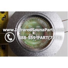 COMPLETE LIGHT ASSEMBLY 220V / 240V - COMPLETE LIGHT ASSEMBLY IN SILVER PLASTIC FINISH WITH LED BULB G6-B2 220V / 240V 5