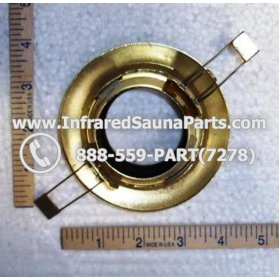 COMPLETE LIGHT ASSEMBLY 220V / 240V - COMPLETE LIGHT ASSEMBLY IN GOLD FINISH WITH BULB 220V / 240V 5