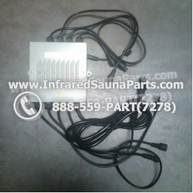 COMPLETE CONTROL POWER BOX 220V / 240V - COMPLETE CONTROL POWER BOX 220V / 240V HEATWAVE INFRARED SAUNA WITH 8 HEATER PLUGS v1 12