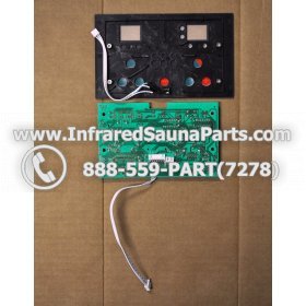 CIRCUIT BOARDS WITH  FACE PLATES - CIRCUIT BOARD WITH FACE PLATE WXYZLYCA23V10 AND THERMOSTAT WIRE 3