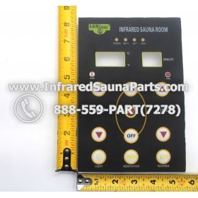 CIRCUIT BOARDS WITH  FACE PLATES - CIRCUIT BOARDS WITH FACE PLATES - LUX INFRARED SAUNA MAIN (10 BUTTONS) 2