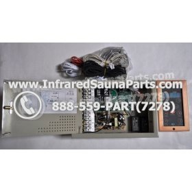 COMPLETE CONTROL POWER BOX WITH CONTROL PANEL - COMPLETE CONTROL POWER BOX 110V / 120V 4800 WATTS WITH COMPLETE WIRING HARNESS WITH ONE CONTROL PANEL 1