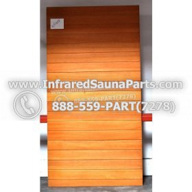 WOOD SAUNA WALLS - HEMLOCK WOOD SAUNA PANEL ( 72.5" x 37.8" ) L 1