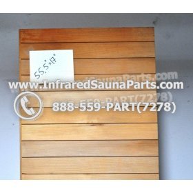 WOOD BENCHS + HEATERS - HEMLOCK WOOD BENCH ( 55.5" x 17" ) 3