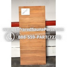 WOOD BENCHS + HEATERS - HEMLOCK WOOD BENCH ( 38.6" x 16.9" ) 2