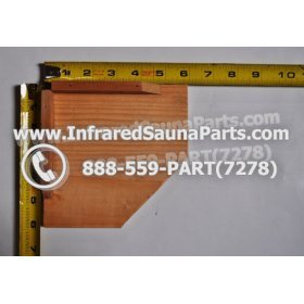 WOOD SHELVES + CUP HOLDERS - HEMLOCK WOOD CUP HOLDER STYLE 6 4