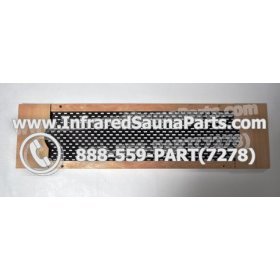 WOOD HEATER COVERS - HEMLOCK WOOD STYLE 1 HEATER COVER IN BLACK 5