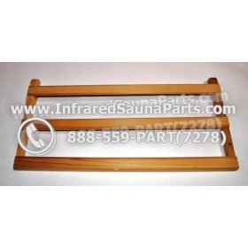 WOOD MAGAZINE HOLDERS - HEMLOCK WOOD MAGAZINE RACK ( 21.5" x 12" ) 7