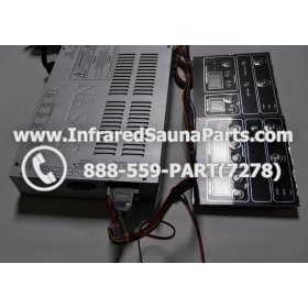 COMPLETE CONTROL POWER BOX WITH CONTROL PANEL - COMPLETE CONTROL POWER BOX KEYSBACKYARD INFRARED SAUNA STYLE 3 WITH TWO CONTROL PANELS 2
