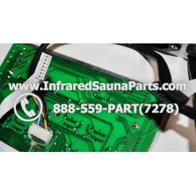 COMPLETE CONTROL POWER BOX WITH CONTROL PANEL - COMPLETE CONTROL POWER BOX IRONMAN INFRARED SAUNA STYLE 1 WITH TWO CONTROL PANELS 6