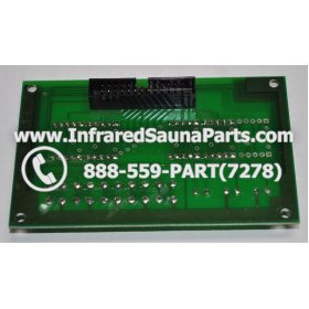 CIRCUIT BOARDS WITH  FACE PLATES - CIRCUIT BOARD WITH FACEPLATE LONGEVITY INFRARED SAUNA   WSP4 9