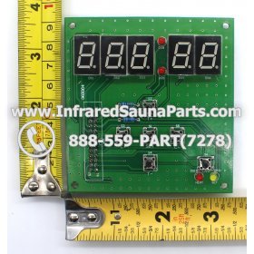 CIRCUIT BOARDS / TOUCH PADS - CIRCUIT BOARD  TOUCHPAD  WATERSTAR INFRARED SAUNA 06S064 3