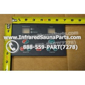FACE PLATES - FACEPLATE FOR CIRCUIT BOARD SAUNA SUPPLY WORLD INFRARED SAUNA WXYZLYCA23V10 2