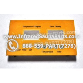 FACE PLATES - FACEPLATE FOR CIRCUIT BOARD PRECISION THERAPY INFRARED SAUNA  WSP4 1