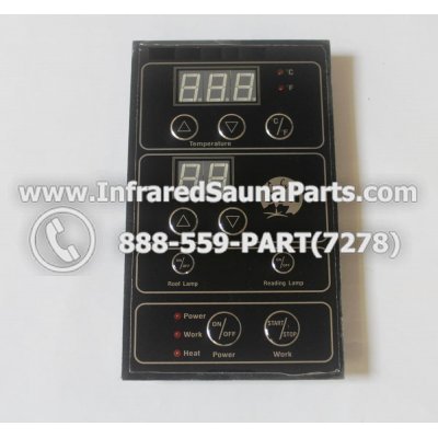 FACE PLATES - FACEPLATE FOR CIRCUIT BOARD INFRASUN 9 BUTTONS 1