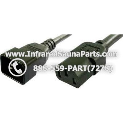 PLUG IN WIRES - PLUG IN WIRE 3ft IEC C20 to C13 143 SJT 15AMP 1