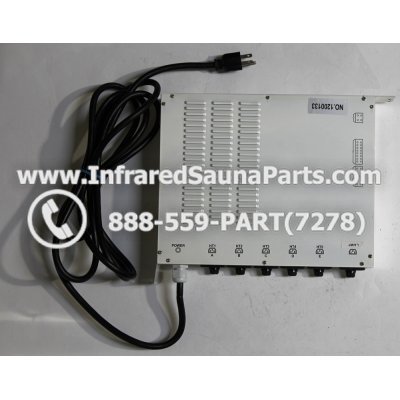 COMPLETE CONTROL POWER BOX 220V / 240V - COMPLETE CONTROL POWER BOX  ROYAL INFRARED SAUNA 220V / 240V 1